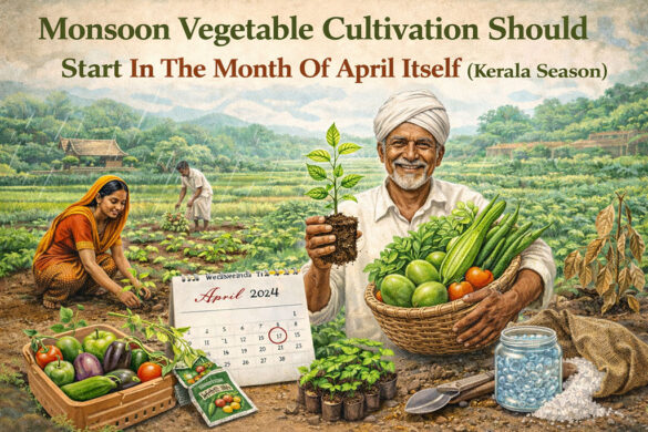 Monsoon Vegetable Cultivation Should Start In The Month Of April Itself (Kerala Season)