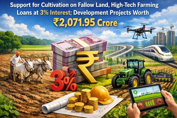 Support for Cultivation on Fallow Land, High-Tech Farming Loans at 3% Interest; Development Projects Worth ₹2,071.95 Crore  