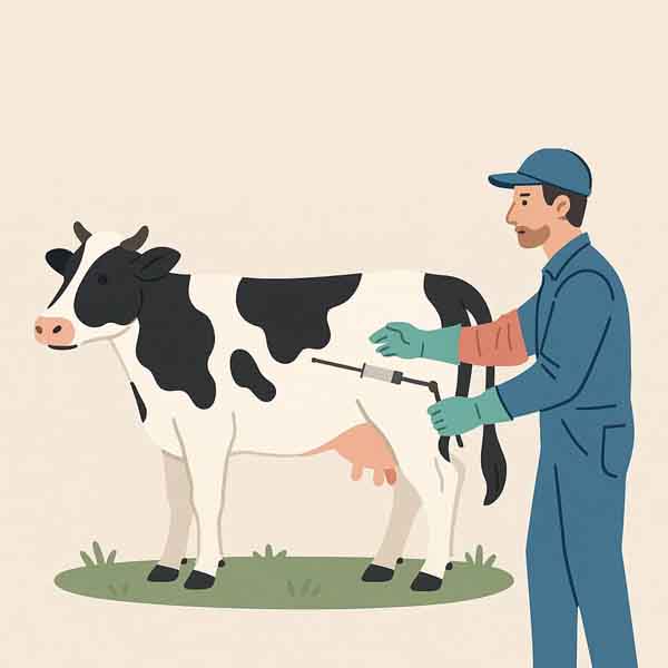 Proper AI insemination timing in dairy cattle