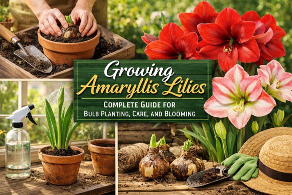 Growing Amaryllis Lilies: Complete Guide for Bulb Planting, Care, and Blooming