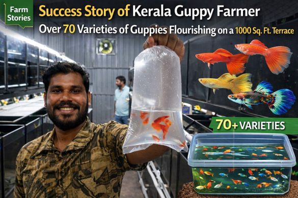 Space is Not the Priority for Farming; Over 70 Varieties of Guppies Flourishing on a 1000 Sq. Ft. Terrace