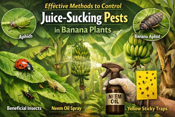 Effective Methods to Control Juice-Sucking Pests in Banana Plants