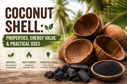 Coconut Shell (Cocos nucifera): Properties, Energy Value & Practical Uses