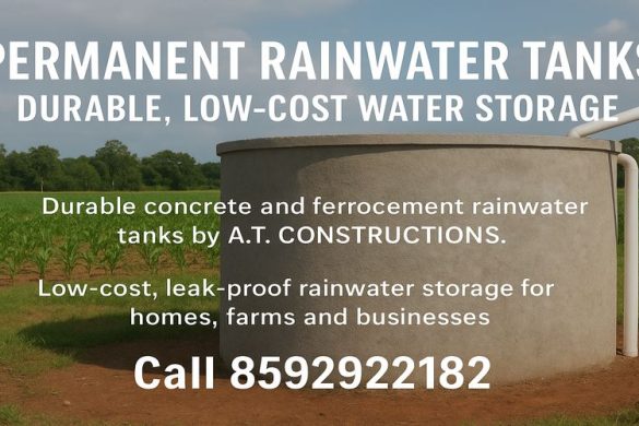 Permanent Rainwater Tanks – Durable, Low-Cost Water Storage