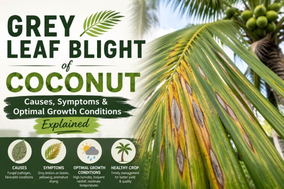 Grey Leaf Blight of Coconut: Causes, Symptoms & Optimal Growth Conditions Explained