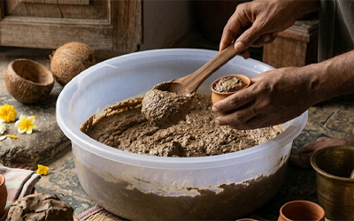 Panchgavya preparation steps using cow products