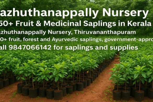 Vazhuthanappally Nursery – 250+ Fruit & Medicinal Saplings in Kerala