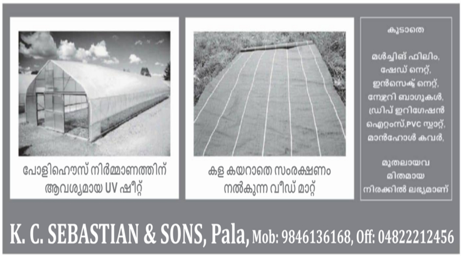 Agriculture supplies including mulching film shade net drip irrigation and UV sheet in Pala