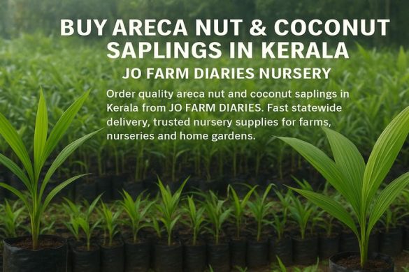 Buy Areca Nut & Coconut Saplings in Kerala – JO FARM DIARIES Nursery