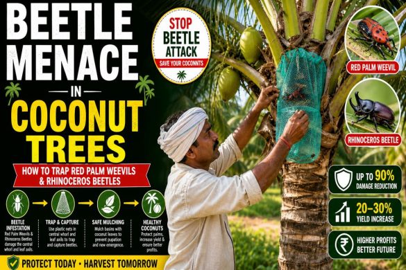 Coconut Tree Beetle Problem? Simple Trap That Works