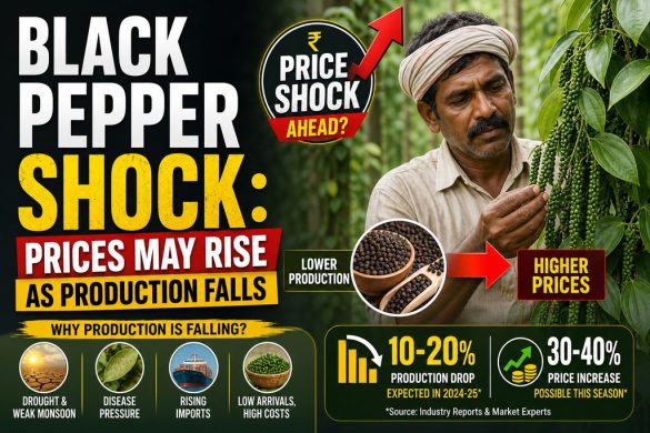 Black Pepper Price Update: Production Falls, Rates Rise in South India