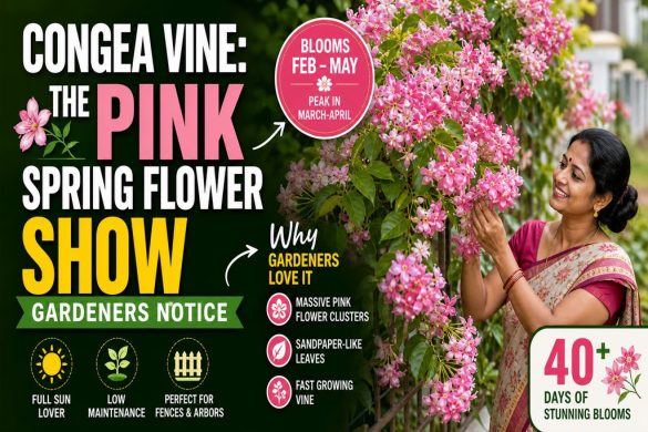 Congea Vine: The Pink Spring Flower Show Gardeners Notice