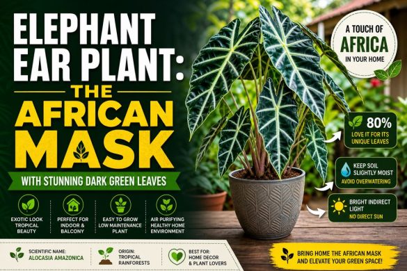 Elephant Ear Plant (Alocasia Amazonica): African Mask Care Guide