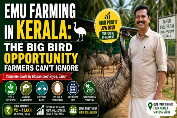 Emu Farming in Kerala: The Big Bird Opportunity Farmers Can’t Ignore