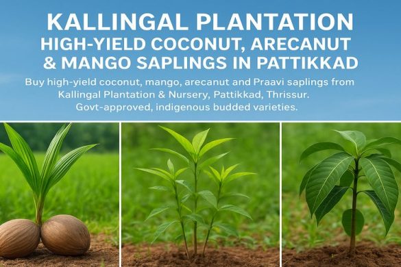 Kallingal Plantation: High-Yield Coconut, Arecanut & Mango Saplings in Pattikkad