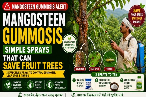 Mangosteen Gummosis: Rainy Season Disease Control with 3-Step Spray Schedule