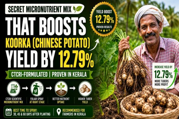 Secret Micronutrient Mix That Boosts Koorka (Chinese Potato) Yield by 12.79%