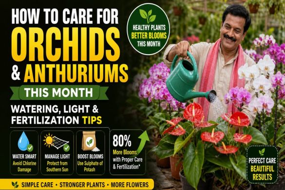 Orchids and Anthuriums Watering, Light & Fertilization Tips