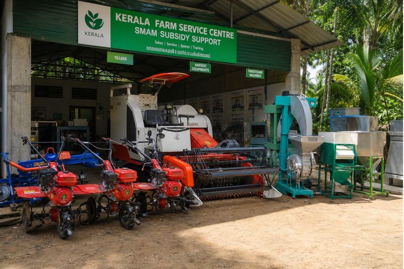 Agricultural machinery and equipment available under SMAM subsidy scheme in Kerala
