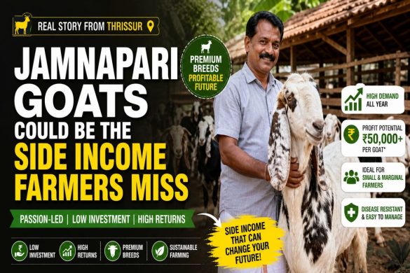 Jamnapari Goat Farming: How Premium Breeds Became a High-Value Side Income