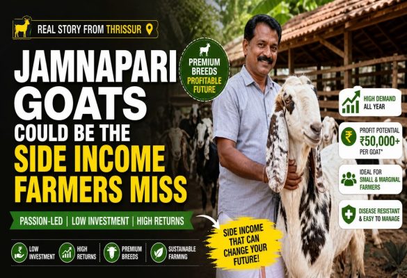 Jamnapari Goat Farming: How Premium Breeds Became a High-Value Side Income