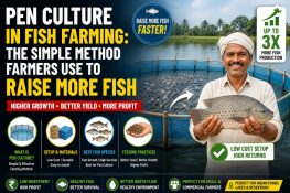 Pen Culture Fish Farming: A Low-Cost Way to Raise More Fish in (River) Open Water