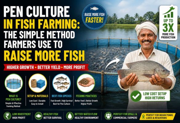 Pen Culture Fish Farming: A Low-Cost Way to Raise More Fish in (River) Open Water
