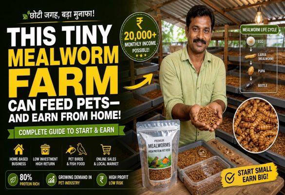 Mealworm Farming at Home: How Rajeevan Built an Income From a Small Room