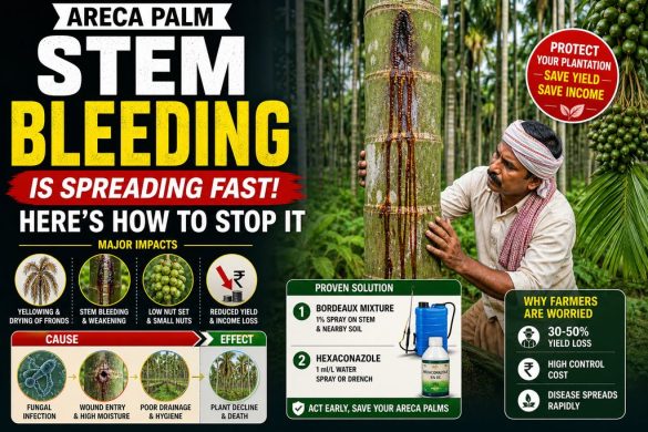 Areca Palm Stem Bleeding Disease: Symptoms and Control Methods