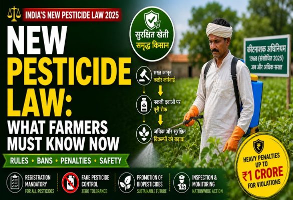 New Pesticide Law in India: Rules, Registration & Penalties Explained