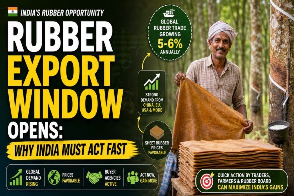 Rubber Export Window Opens: Why India Must Act Fast