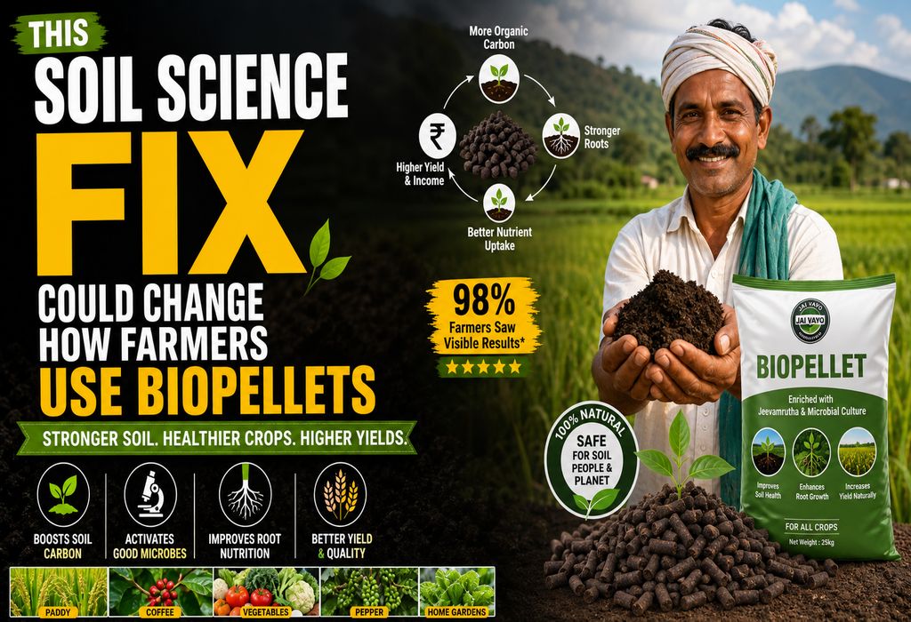Biopellets for Soil Health: How Jai Vayo Helps Farmers Improve Crops