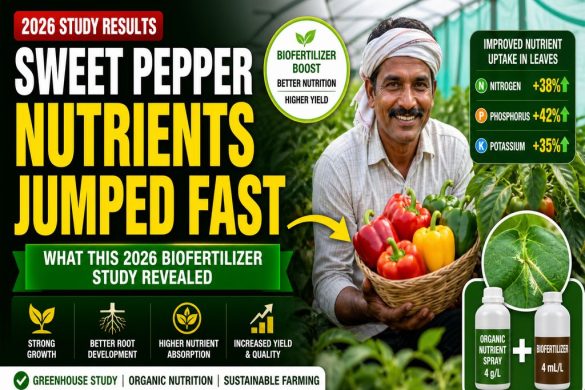 Organic Spray + Biofertilizer: What works better for Sweet Pepper (Study & Results)